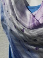 Hedvábný ručně malovaný šátek - Prosím, zadejte se! 2 Batitex - malovaná, batikovaná trička, mikiny, šátky, šály, kravaty