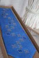 Hedvábná kravata - Po modré Batitex - modní trička, mikiny, šátky, šály, kravaty