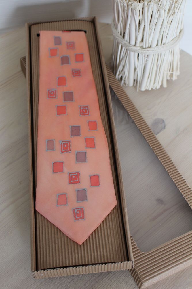 Hedvábná kravata - Po stopě Batitex - modní trička, mikiny, šátky, šály, kravaty