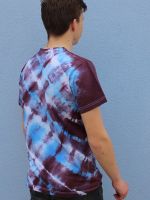 Pánské batikované tričko - Křižovatky - velikost XL Batitex - malovaná, batikovaná trička, mikiny, šátky, šály, kravaty