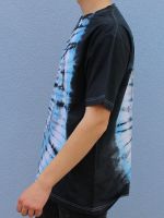 Pánské batikované tričko - Měsíční řeka Batitex - malovaná, batikovaná trička, mikiny, šátky, šály, kravaty