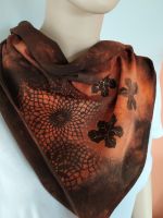 Bavlněný batikovaný šátek - Javor