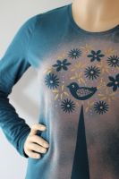 Dámské malované tričko - Domácí štěstí Batitex - malovaná trička, mikiny, šátky, šály