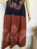 Malované batikované šaty- Kočičí šaty, z autorské dílny z Olomouce - velikost L Batitex - malovaná, batikovaná trička, šaty, mikiny, šátky, šály, kravaty