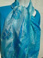 Hedvábná malovaná šála - Křišťálová kráska 2 Batitex - malovaná, batikovaná trička, šaty, mikiny, šátky, šály, kravaty