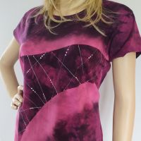 Dámské malované tričko - Čaruj a vyčaruj - velikost XS Batitex - modní trička, mikiny, šátky, šály, kravaty