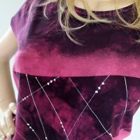 Dámské malované tričko - Čaruj a vyčaruj - velikost L Batitex - modní trička, mikiny, šátky, šály, kravaty