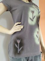 Dámské malované tričko - Nádech jara - velikost 2XL Batitex - modní trička, mikiny, šátky, šály, kravaty