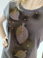 Dámské malované tričko - Než jaro rozkvete - velikost 2XL Batitex - modní trička, mikiny, šátky, šály, kravaty