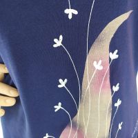 Dámské malované tričko - V jarním větru - velikost XS Batitex - modní trička, mikiny, šátky, šály, kravaty