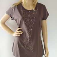 Dámské malované tričko - Zahrada sedmikrásek Batitex - modní trička, mikiny, šátky, šály, kravaty