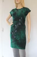 Tričko šaty - Z luhů a hájí Batitex - malovaná, batikovaná trička, mikiny, hedvábné šátky, šály, kravaty Tričko šaty - Z luhů a hájí Batitex - malovaná, batikovaná trička, mikiny, hedvábné šátky, šály, kravaty