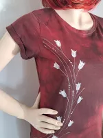 Tričko šaty - Komtesa jarní zarady Batitex - malovaná, batikovaná trička, mikiny, hedvábné šátky, šály, kravaty Tričko šaty - Komtesa jarní zarady Batitex - malovaná, batikovaná trička, mikiny, hedvábné šátky, šály, kravaty