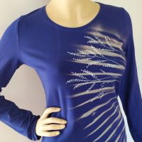 Dámské malované tričko - Pěšinkou za mrazíkem Batitex - malovaná, batikovaná trička, šaty, mikiny, šátky, šály, kravaty Dámské malované tričko - Pěšinkou za mrazíkem Batitex - malovaná, batikovaná trička, šaty, mikiny, šátky, šály, kravaty