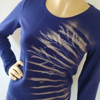 Dámské malované tričko - Pěšinkou za mrazíkem | velikost S, velikost M, velikost XL, velikost 2XL