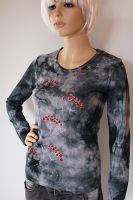 Dámské batikované tričko - Jeřabiny Batitex - modní trička, mikiny, šátky, šály, kravaty Dámské batikované tričko - Jeřabiny Batitex - modní trička, mikiny, šátky, šály, kravaty