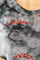 Dámské batikované tričko - Jeřabiny Batitex - modní trička, mikiny, šátky, šály, kravaty Dámské batikované tričko - Jeřabiny Batitex - modní trička, mikiny, šátky, šály, kravaty