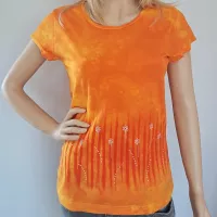 Dámské malované tričko - Žhavé léto | velikost XS, velikost S, velikost M, velikost L, velikost XL, velikost 2XL